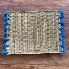 Lade das Bild in den Galerie-Viewer, Platzset Raffia mit Fransen