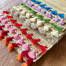 Lade das Bild in den Galerie-Viewer, Platzset Raffia mit Fransen