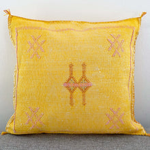 Load image into Gallery viewer, Sabra cushion sunny yellow
