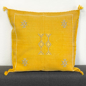 Sabra cushion yellow