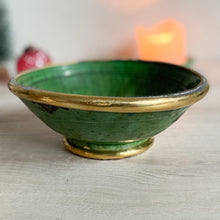 Load image into Gallery viewer, Tamegroute bowl with gold rim
