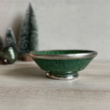 Load image into Gallery viewer, Tamegroute bowl with silver rim

